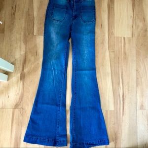 •Bell bottom jeans•